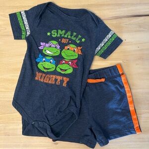 Baby Ninja Turtles & Jumping Bean shorts Bundle